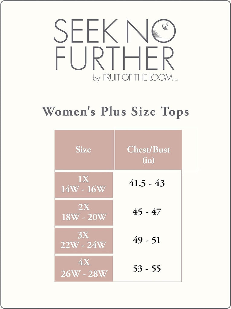 Fruit of the Loom Women's Plus Size Ponte ¾ Sleeve V-Neck Wrap Dress