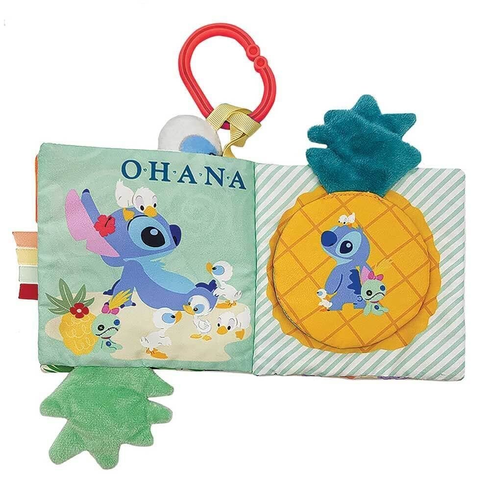 KIDS PREFERRED Disney Baby Lilo & Stitch Soft Book: Stitch ON-The-GO Soft Book, Blue Medium