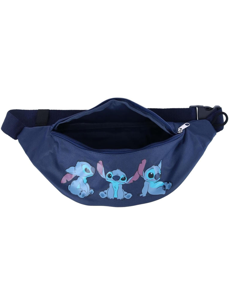 Jerry Leigh Disney Stich sitting trio waist belly bag navy