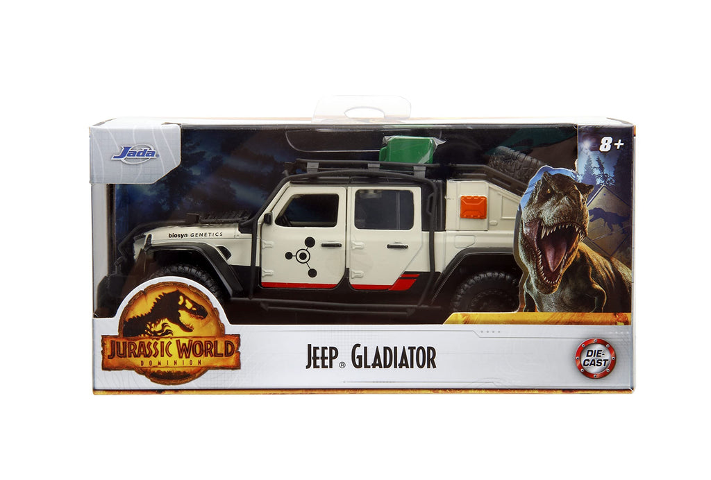 Jurassic World Dominion 1:32 Jeep Gladiator Die-Cast Car, Toys for Kids and Adults