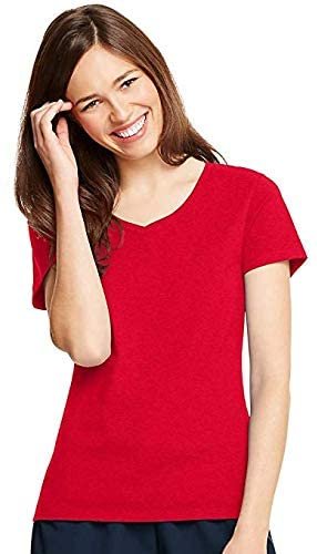 Hanes Women's X-Temp V-Neck T-Shirt (42V0)