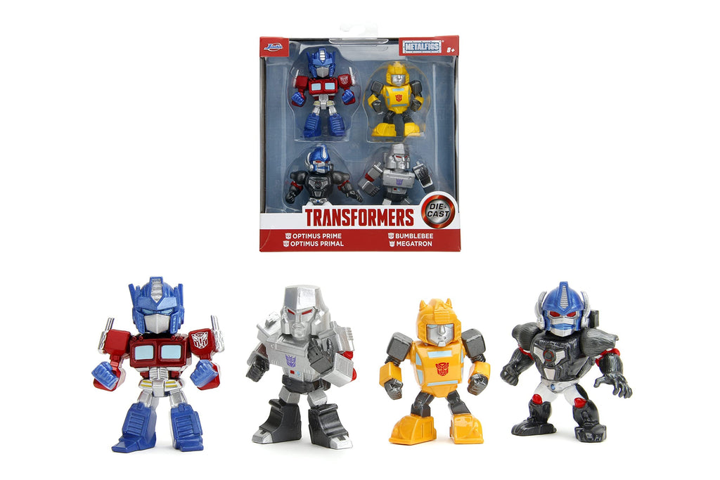 Transformers 2.5" 4-Pack Collectible Die-Cast Figure, Toys for Kids and Adults