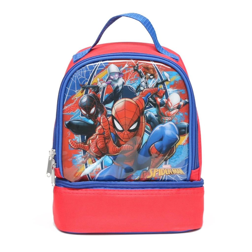 Ruz Spider-Man Insulated Lunch Box Red/Blue Dome