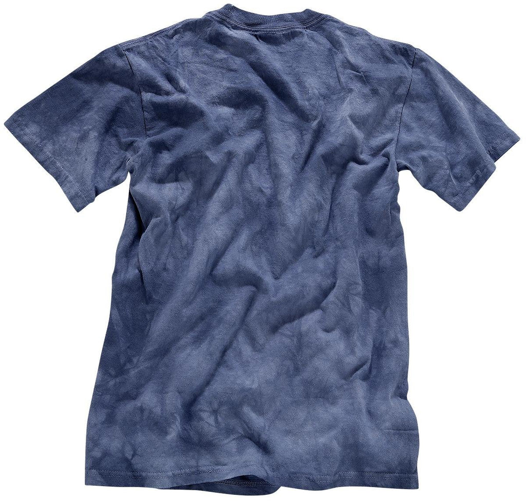 The Mountain Adventure Wolf Adult T-Shirt, Blue, Medium