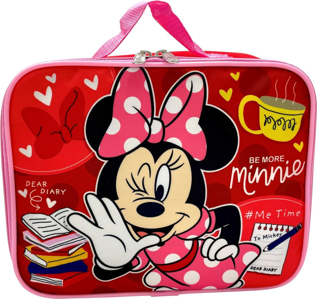 Disney/Marvel Licensed Kids Insulated Lunch Box (Cars- Red)