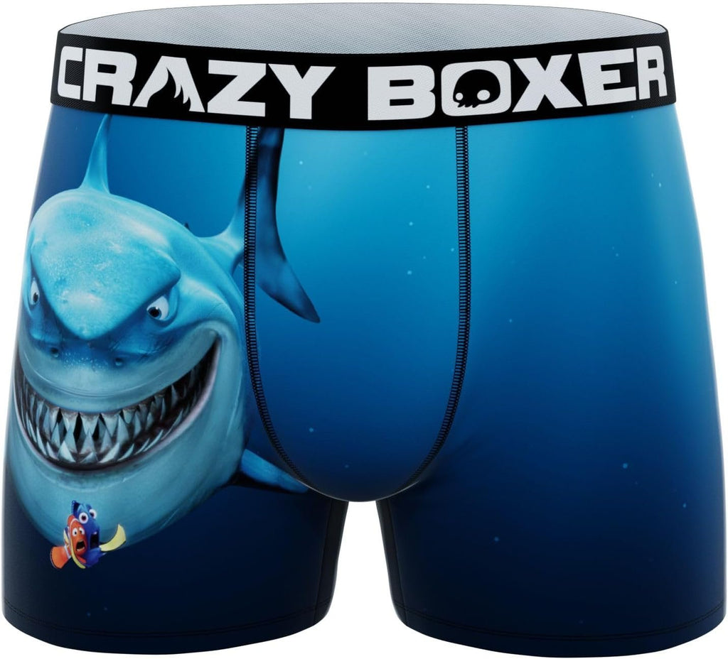 CRAZYBOXER Men's Underwear Disney Classic Original Distortion-free Boxer Brief Soft (3 PACK)