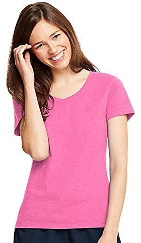 Hanes Women's X-Temp V-Neck T-Shirt (42V0)