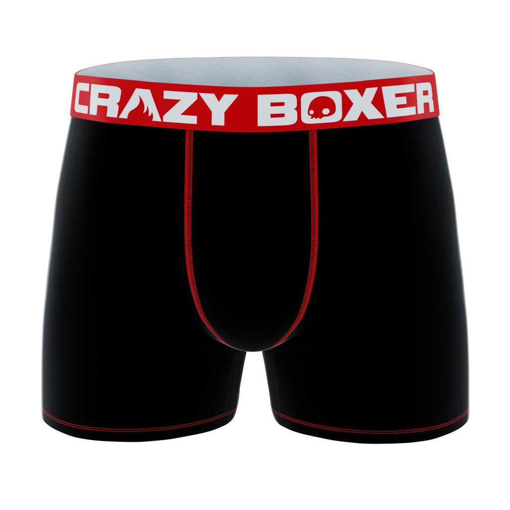 CRAZYBOXER Men's Underwear Resistant Freedom of movement Boxer Brief (3 PACK)