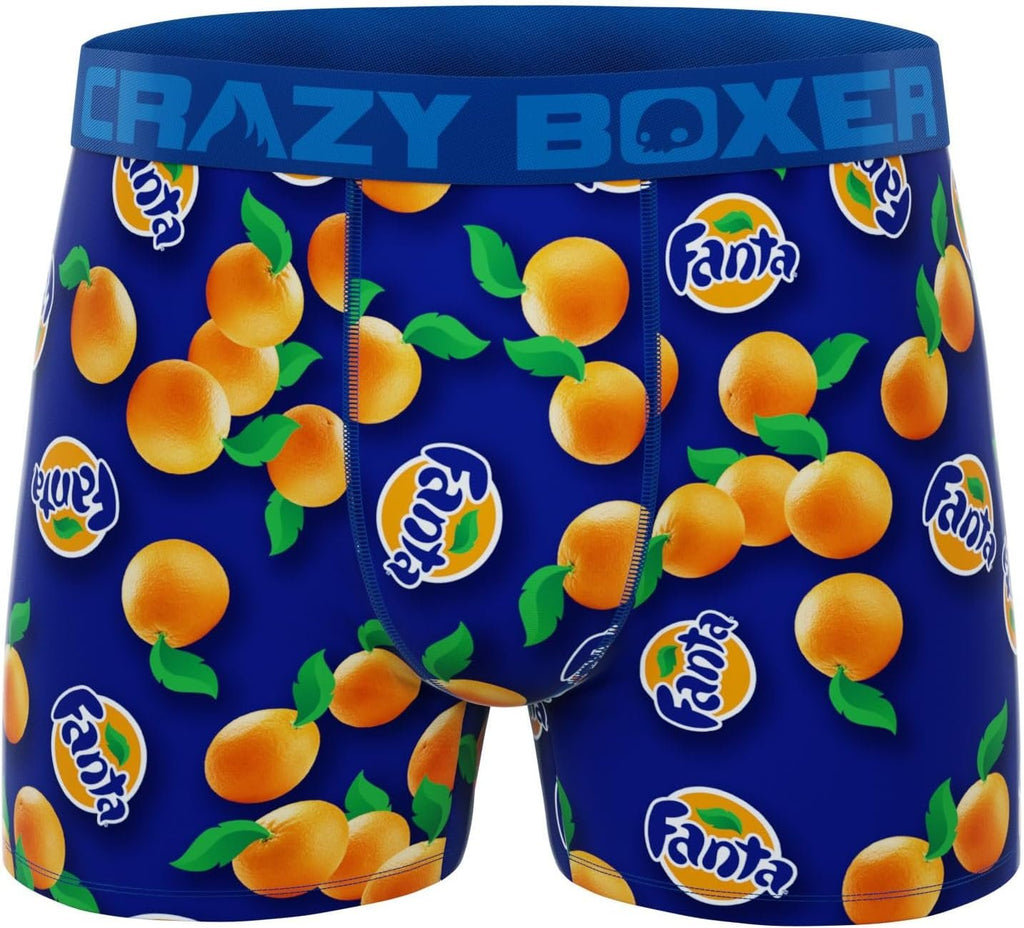 CRAZYBOXER Men's Underwear Fanta Oranges Stretch Breathable Boxer Brief Anti-irritation