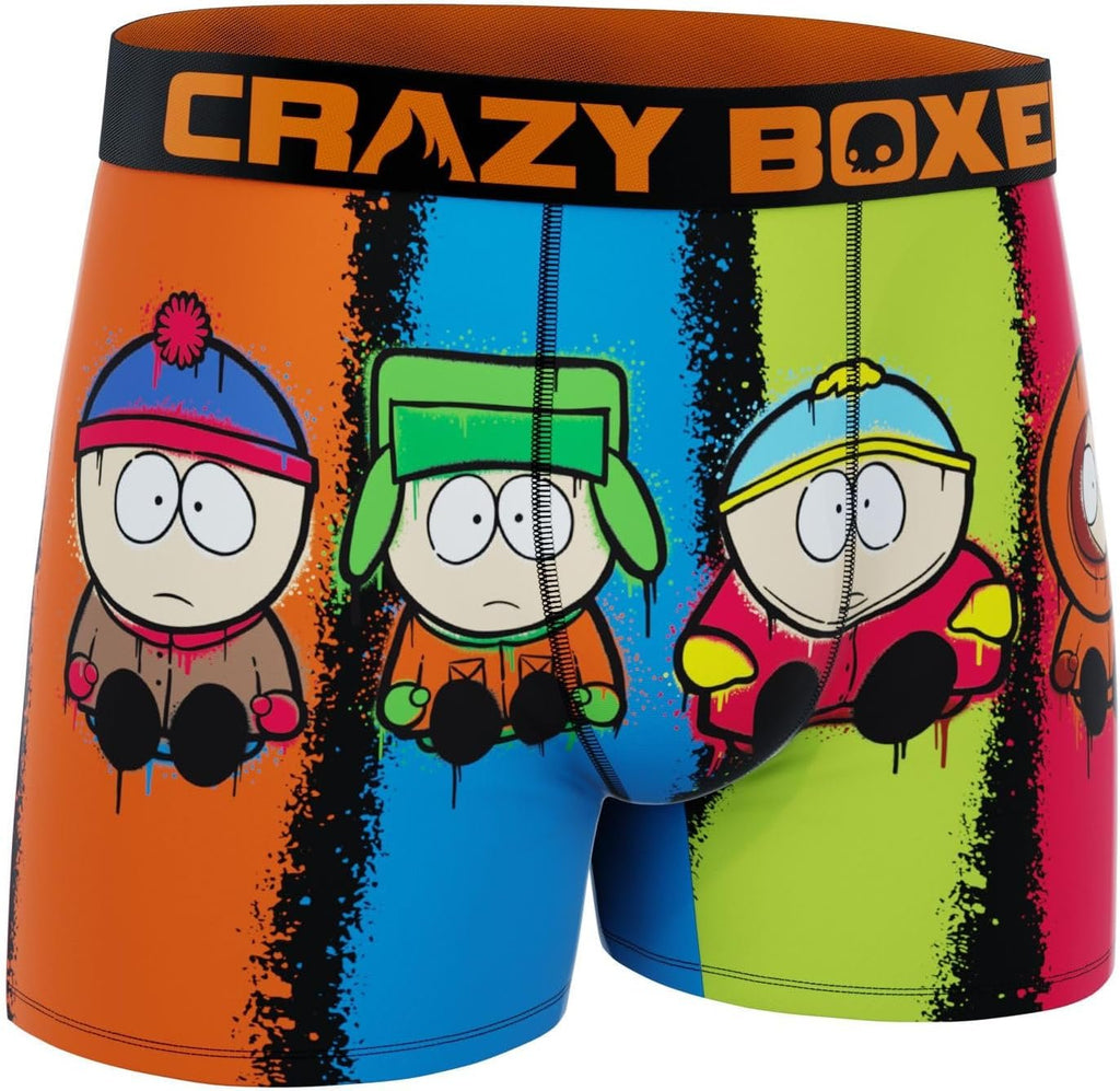 CRAZYBOXER Men's Underwear South Park Stretch Durable Boxer Brief Freedom of movement