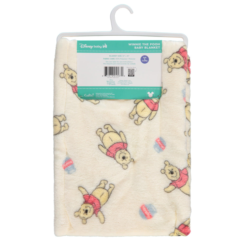 Disney Mickey and Minnie 2-Ply Infant Blanket - Soft Printed Mink Front, Textured Back - Cozy and Warm Baby Blanket for Boys and Girls, 30x40 Inches