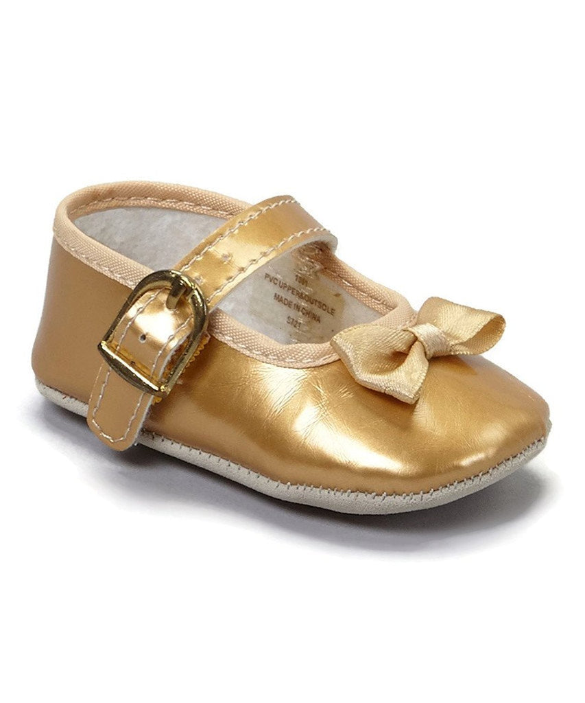 Pitter Patter Infant Patent Mary Jane Crib Shoes (Sizes 0-3 Available)