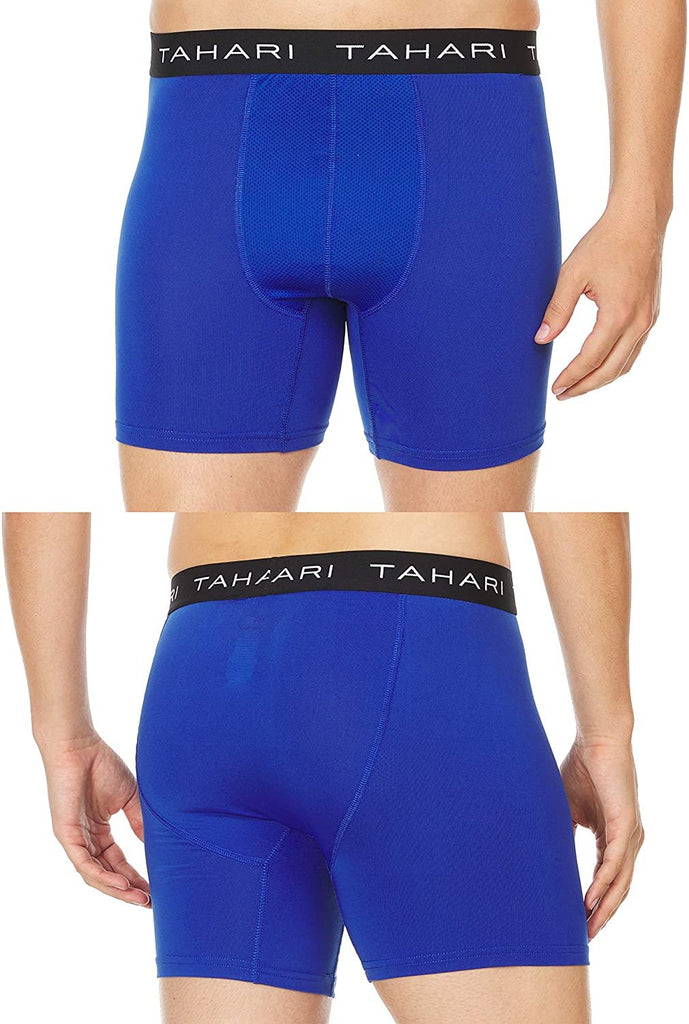 Tahari Mens 6pk Athletic Performance Boxer Brief Multi Pack