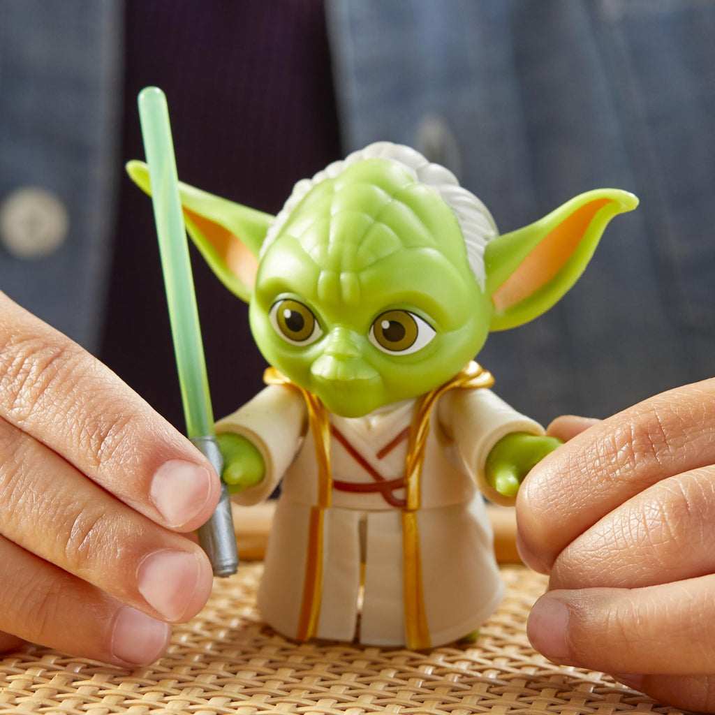 Star Wars: Young Jedi Adventures Yoda Action Figure, 3-Inch-Tall Toys, Preschool Toys for 3 Year Old Boys & Girls