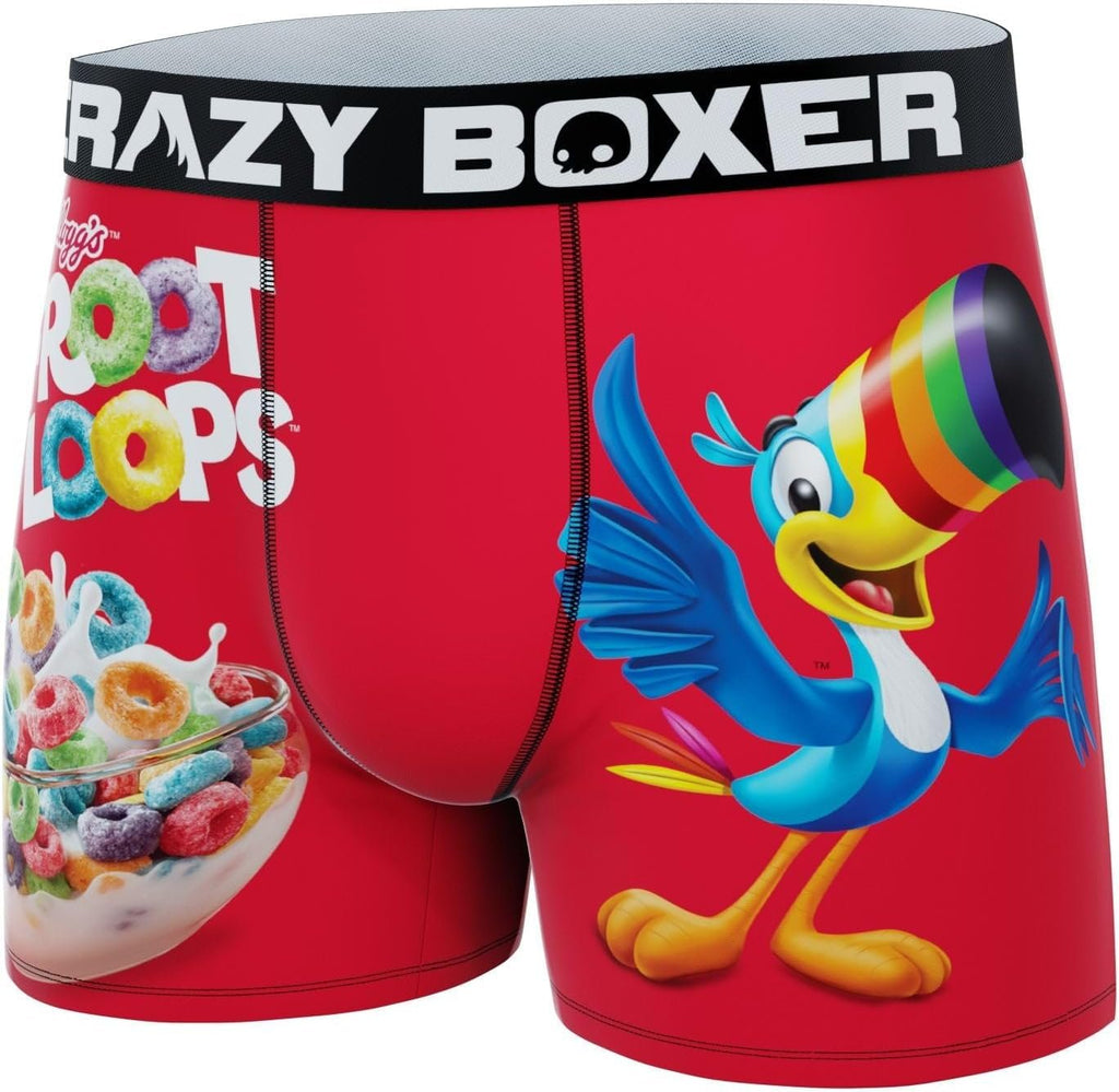 CRAZYBOXER Men's Underwear Kellogg's Waffle Non-slip waistband Soft Boxer Brief Distortion-free