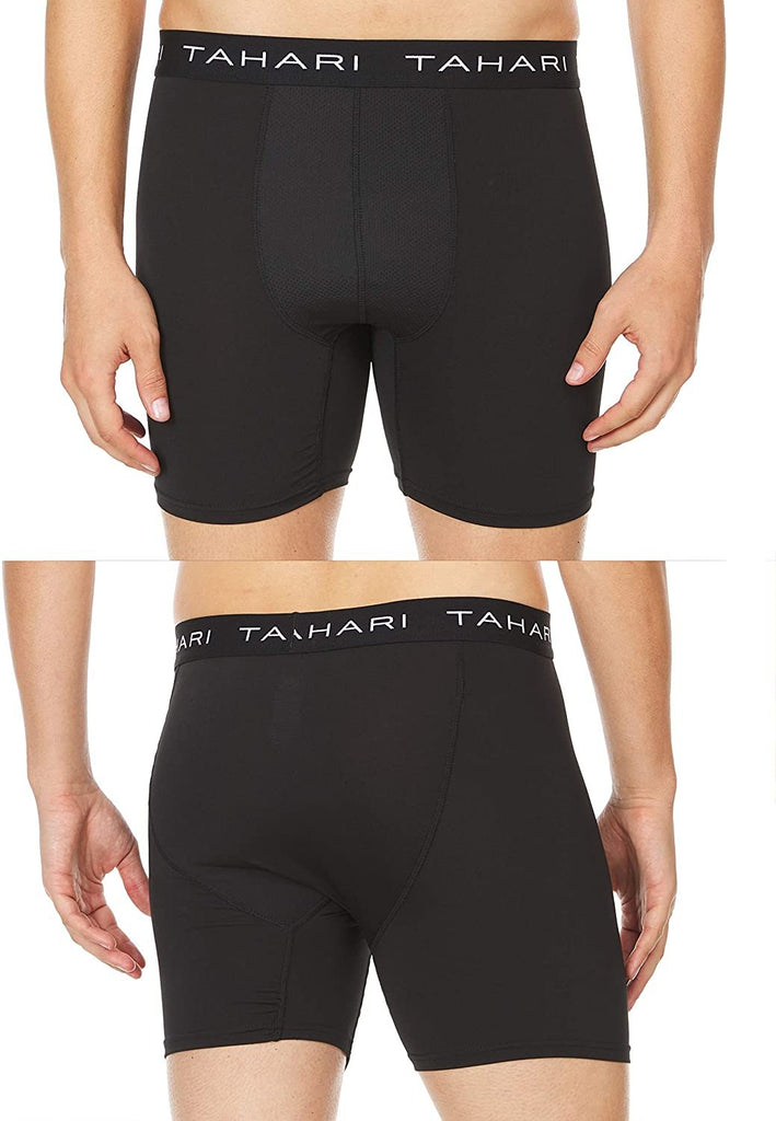 Tahari Mens 6pk Athletic Performance Boxer Brief Multi Pack