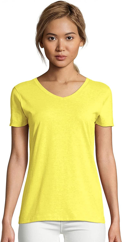 Hanes Women's X-Temp V-Neck T-Shirt (42V0)