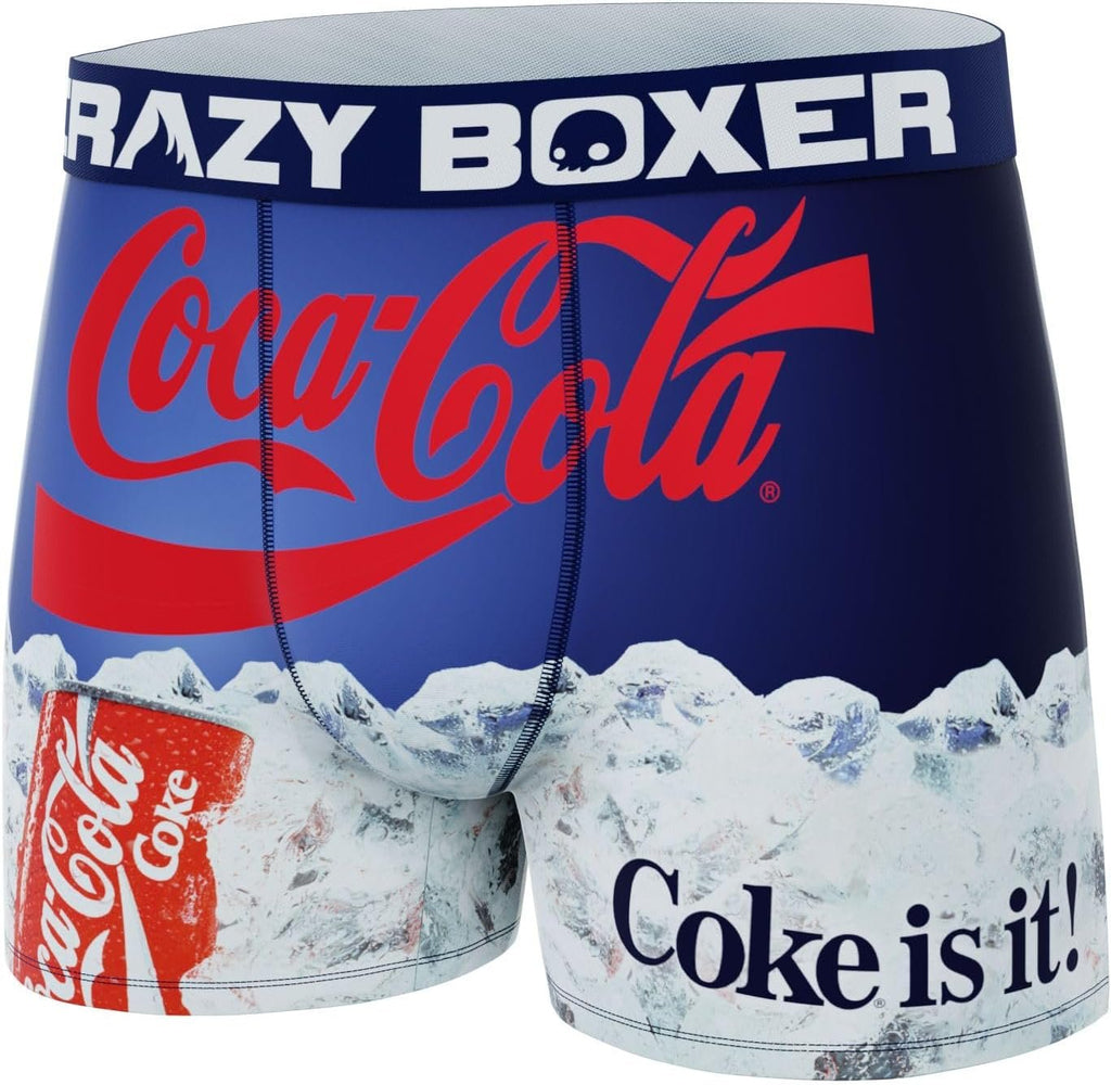 CRAZYBOXER Men's Underwear Coca Cola Stretch Breathable Boxer Brief Anti-irritation