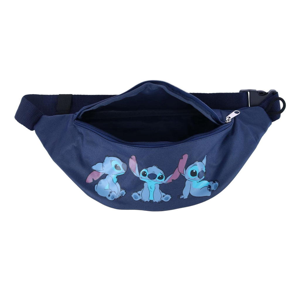 Jerry Leigh Disney Stich sitting trio waist belly bag navy