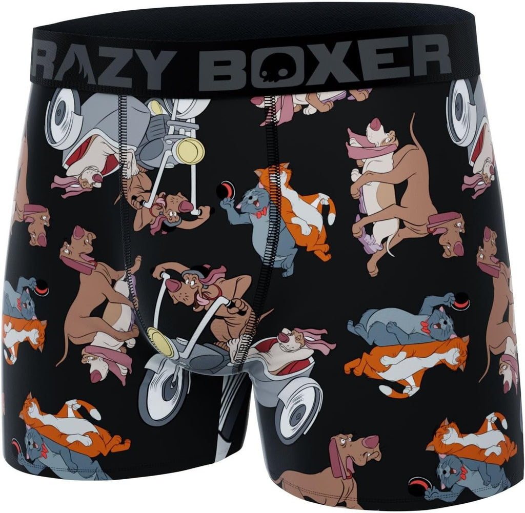 CRAZYBOXER Men's Underwear Disney Classic Mickey Distortion-free Boxer Brief Comfortable