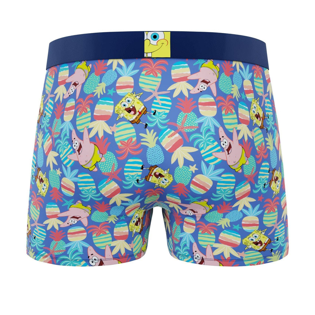 CRAZYBOXER Men's Underwear Spongebob Squarepants Original Resistant Boxer Brief Soft