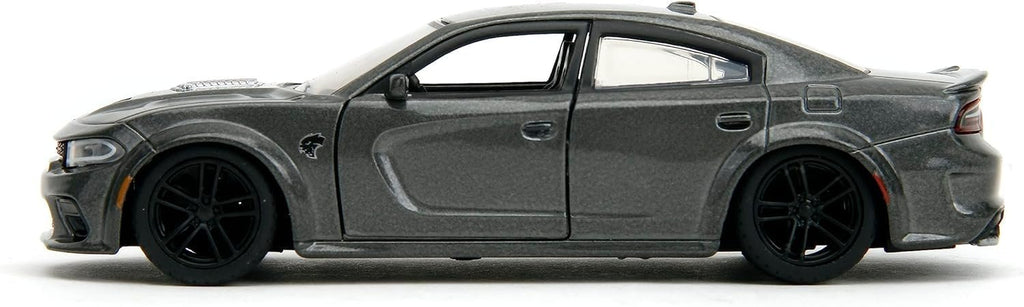 2021 Charger SRT Hellcat Gray Metallic (2023) Movie Series 1/32 Diecast Model Car by Jada 34473