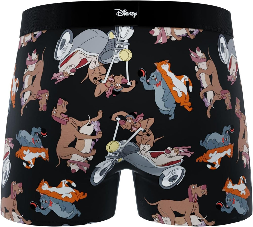 CRAZYBOXER Men's Underwear Disney Classic Mickey Distortion-free Boxer Brief Comfortable