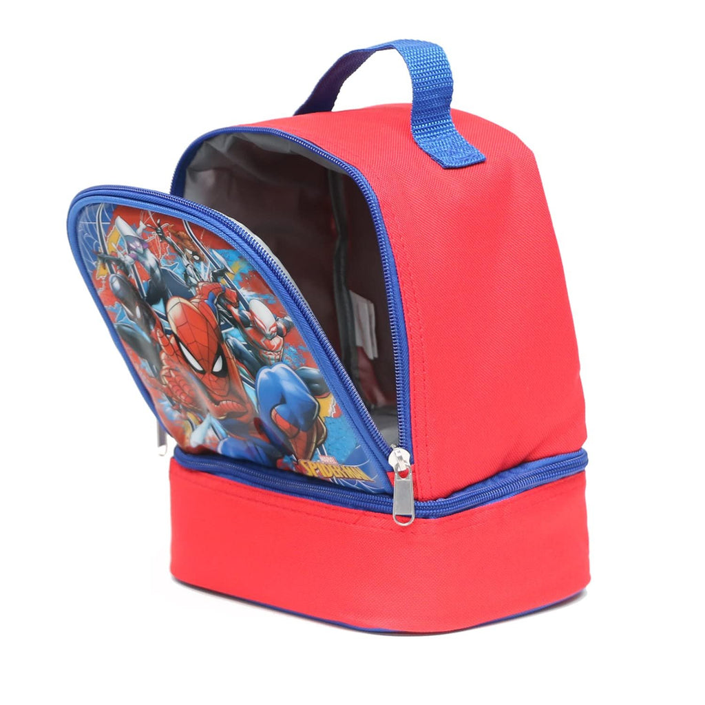 Ruz Spider-Man Insulated Lunch Box Red/Blue Dome