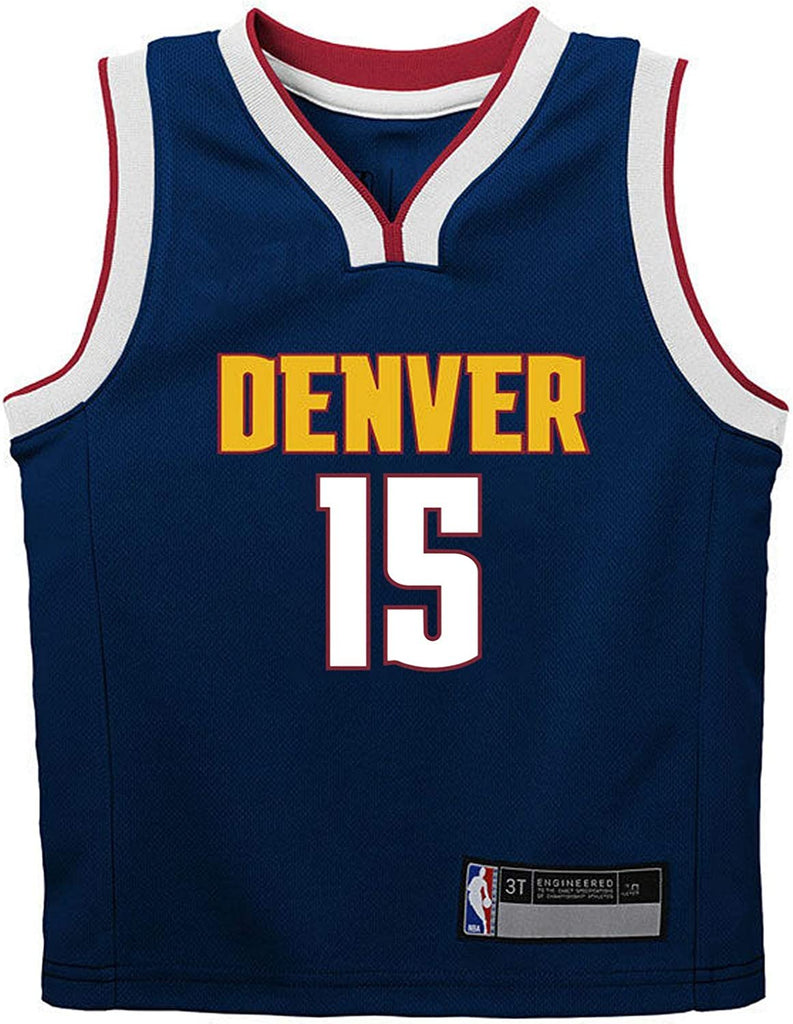 NBA Kids 4-7 Official Name and Number Replica Home Alternate Road Player Jersey (7, Nikola Jokic Denver Nuggets Navy Icon Edition)