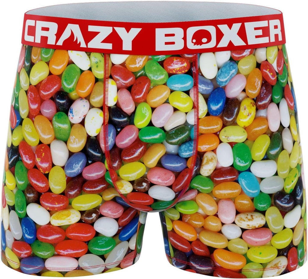 CRAZYBOXER Men's Underwear Jelly Belly Comfortable Boxer Brief Stretch (2 PACK)