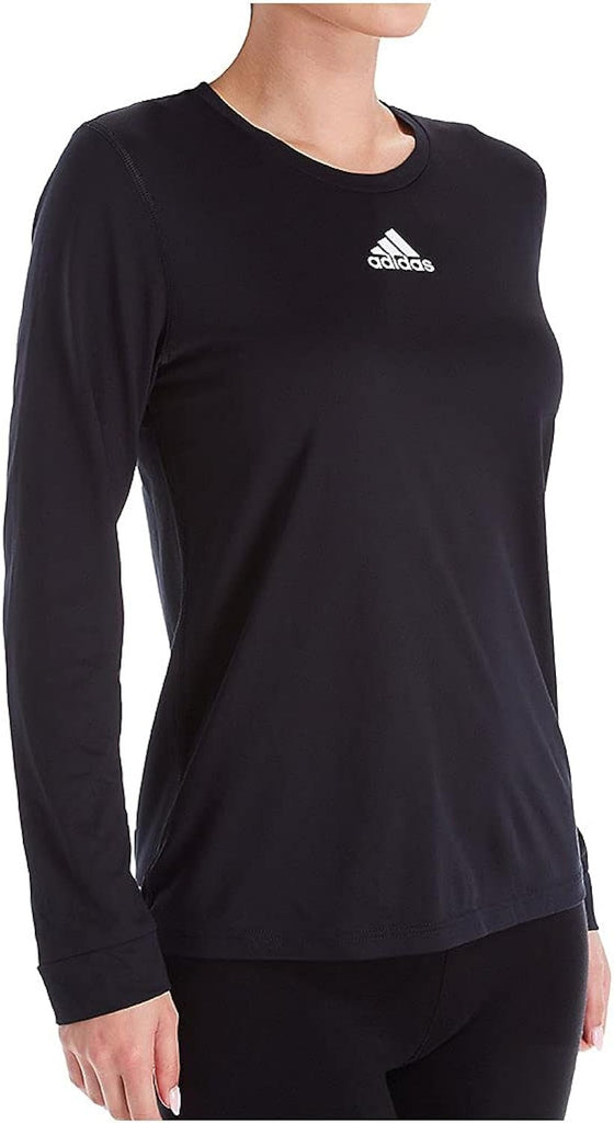 adidas Women's Creator Climalite Long Sleeve Crew Neck Tee 12H6