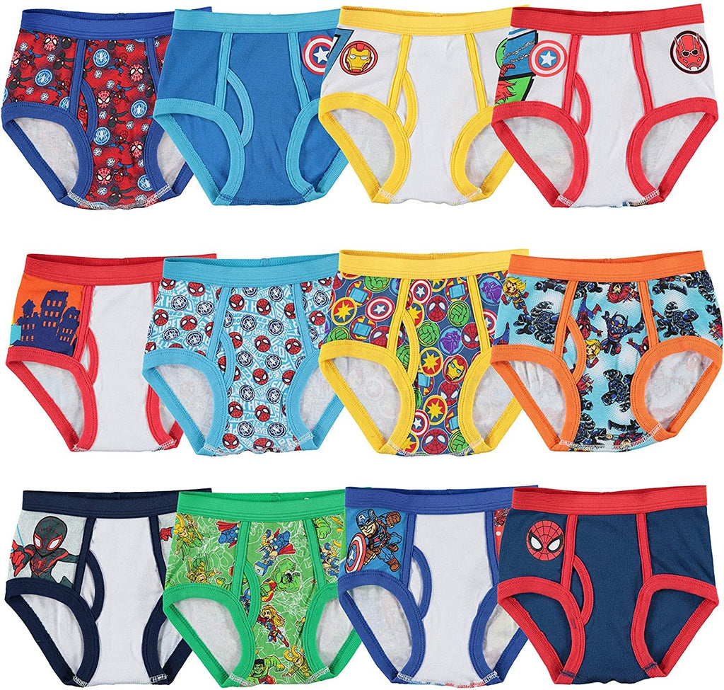 Marvel Hero Toddler Boy Briefs in 7pk Or 12pk