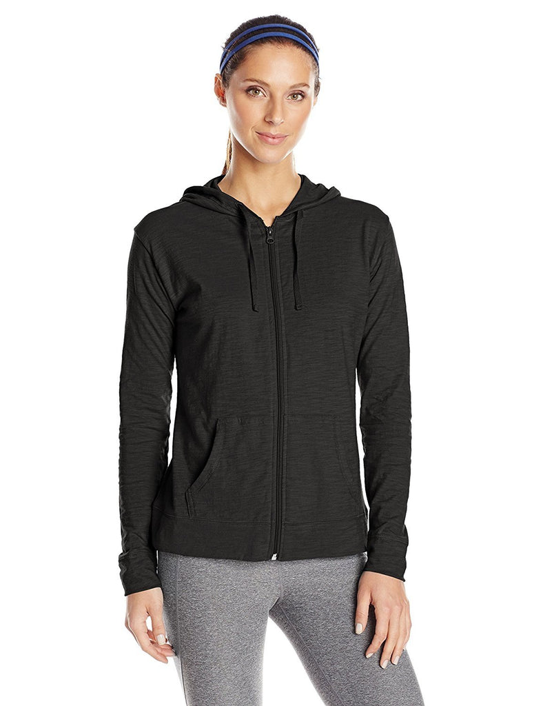 Hanes Women's Jersey Full Zip Hoodie