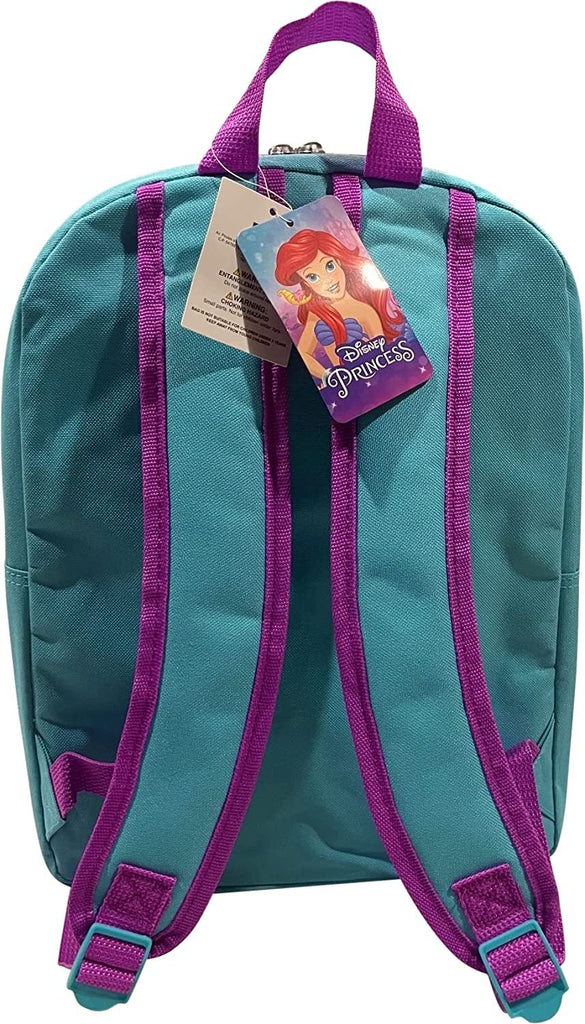 The Little Mermaid Ariel Girl's 15" Backpack (Blue-Purple)