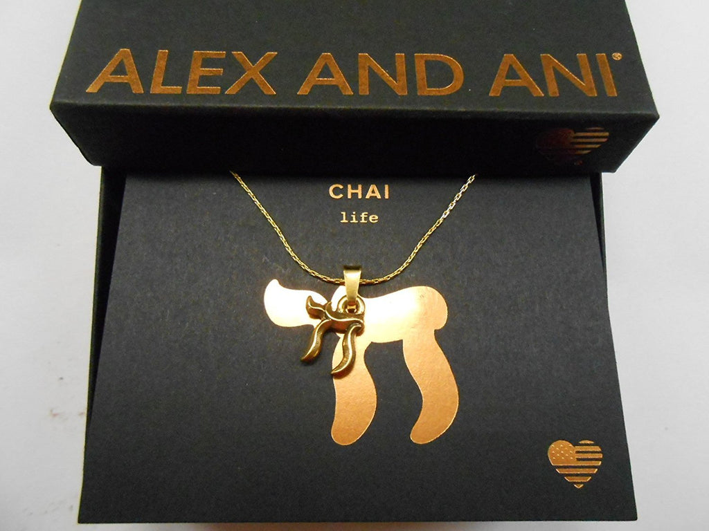 Alex and Ani Chai Necklace Rafaelian Gold