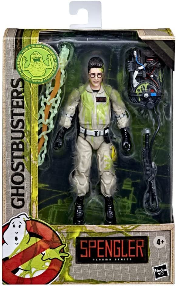 Ghostbusters Plasma Series Glow-in-The-Dark Egon Spengler Toy 15-cm-Scale Collectible Classic 1984 Ghostbusters Figure, Kids Ages 4 and Up, Multicolor, F4850