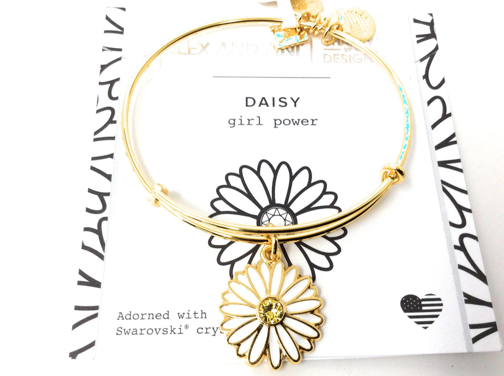 Alex and Ani Charity By Design, Daisy Bangle Bracelet