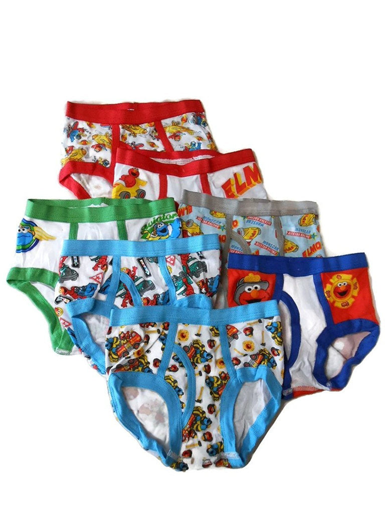 Sesame Street Big Boys' 7 Pack-Boy