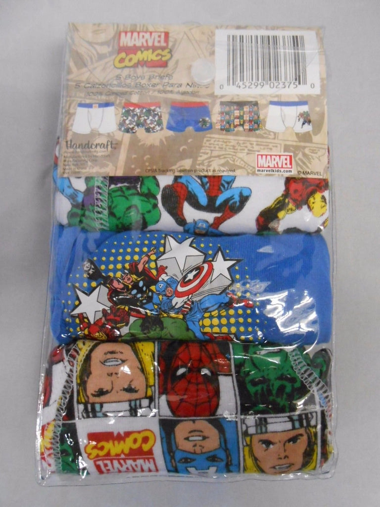 Marvel Boys' Superhero 5 Pack Boxer Brief