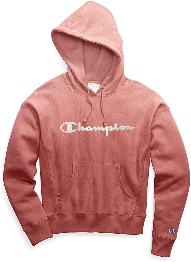 Champion Life Womens Garment Dyed Reverse Weave Pullover Hoodie