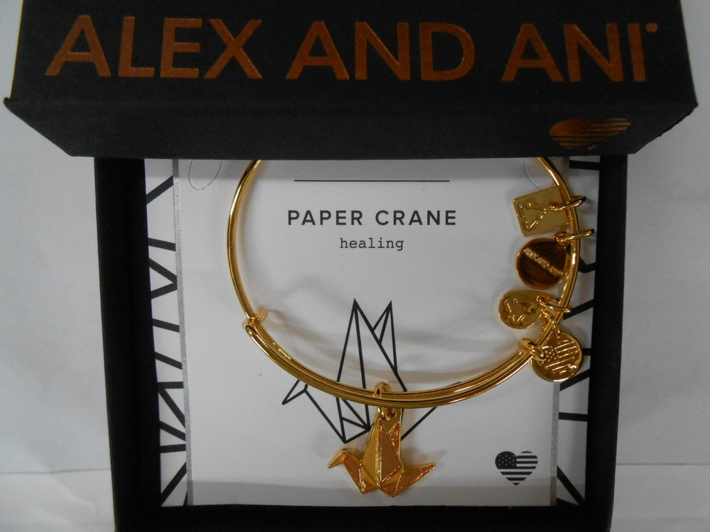 Alex and Ani Charity by Design, Paper Crane EWB Bangle Bracelet