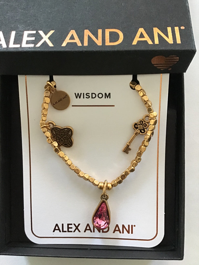 Alex and Ani Wisdom Multi Charm Stretch Bracelet