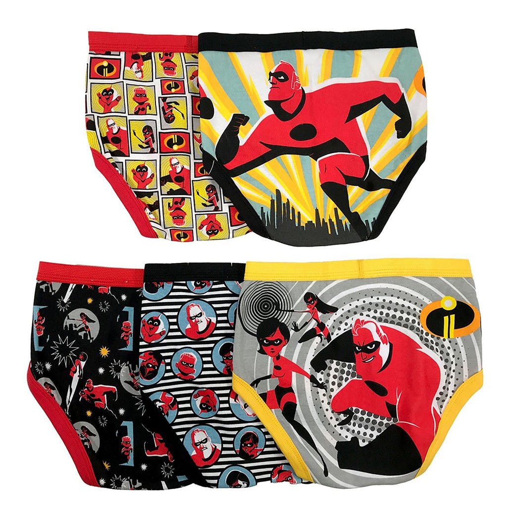 Disney Boys' Incredibles 5-Pack Underwear Briefs