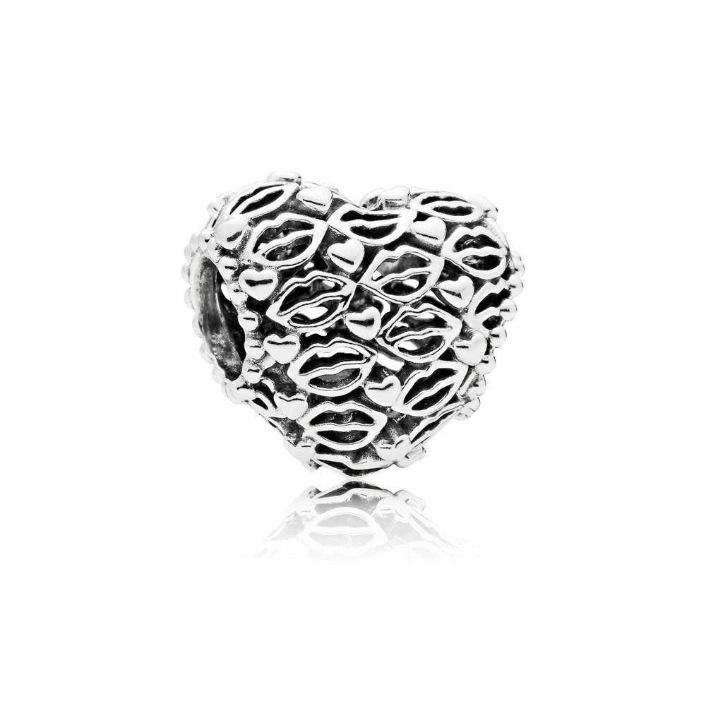 Pandora Love and Kisses Silver Charm 796564