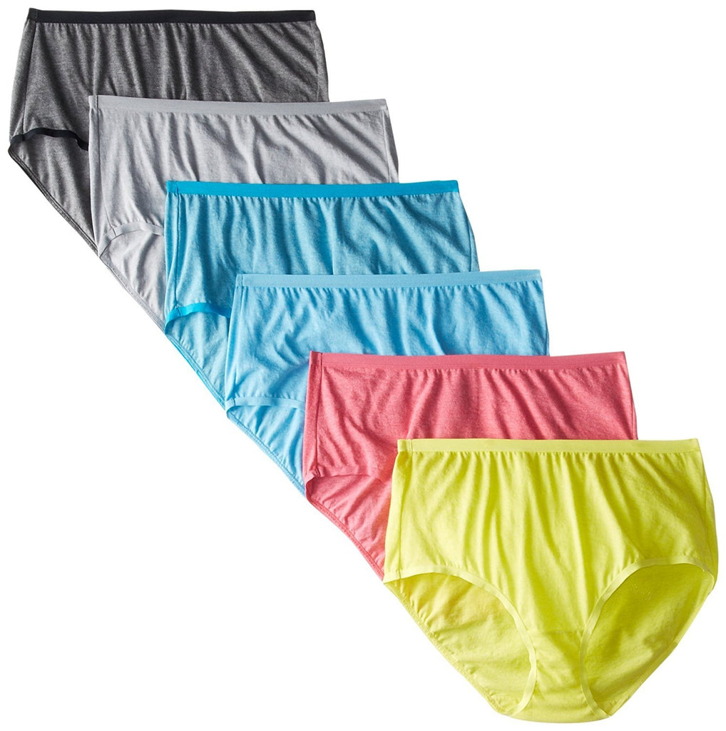 Fruit of the Loom Women's 6 Pack Brief Panties