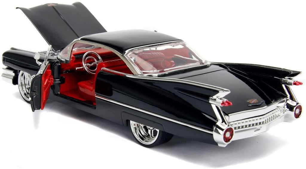 Jada Toys – Collectible, 99989bk – 99989 Car Cadillac – 1959 Coupe DeVille, Black