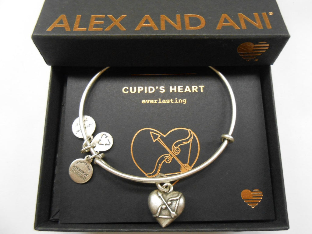 Alex and Ani Women's Path of Symbols - Cupid's Heart II Charm Bangle