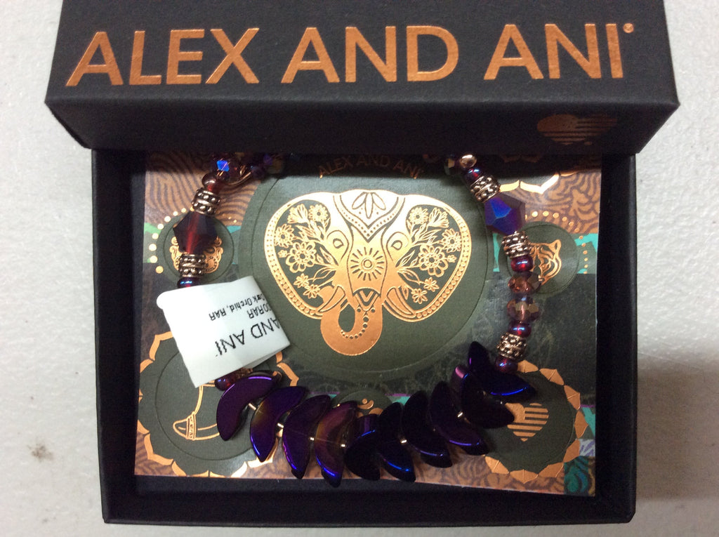 Alex and Ani Women's Deity Wrap Dark Orchid