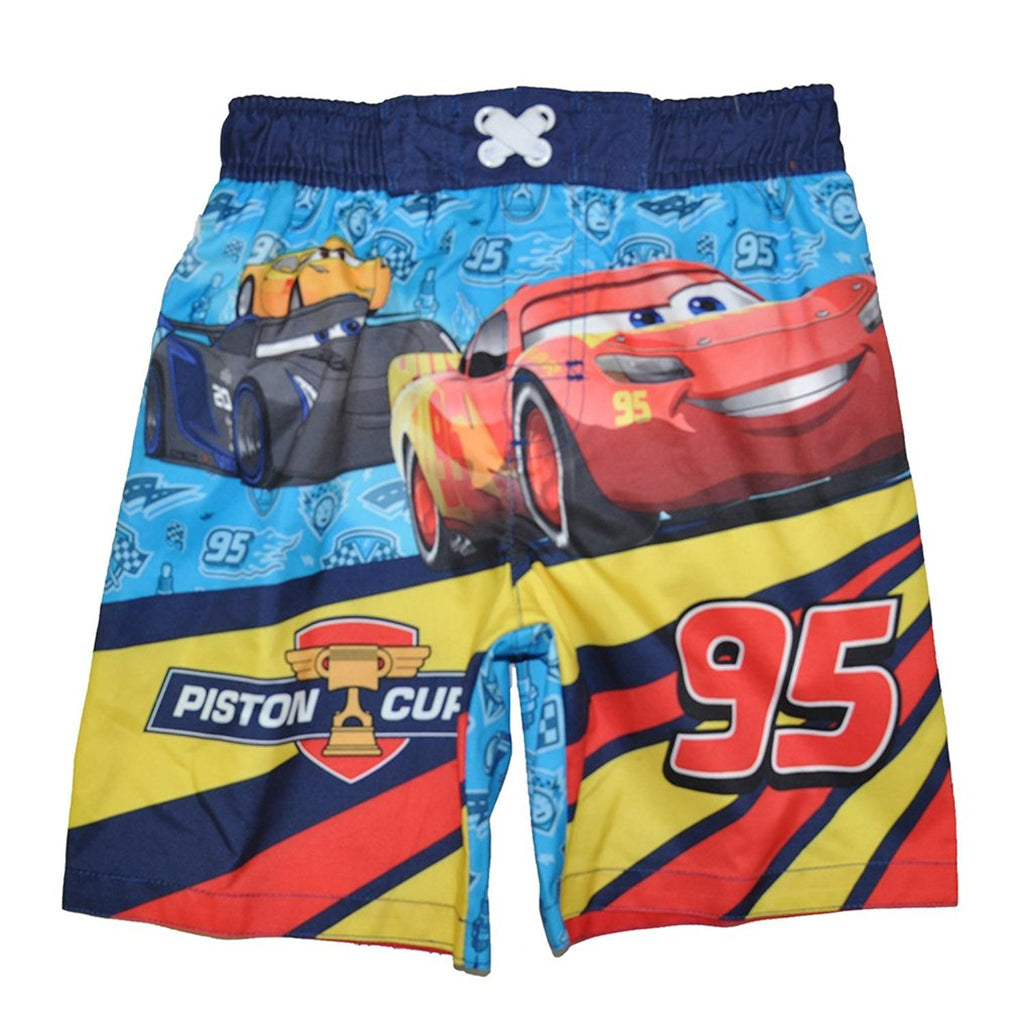 Cars Little Boys Toddler Character Print Swim Short