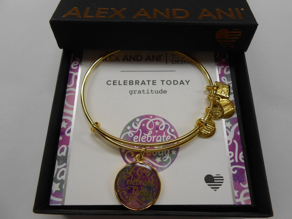 Alex and Ani Womens Charity by Design Celebrate Today - American Cancer Society Bracelet